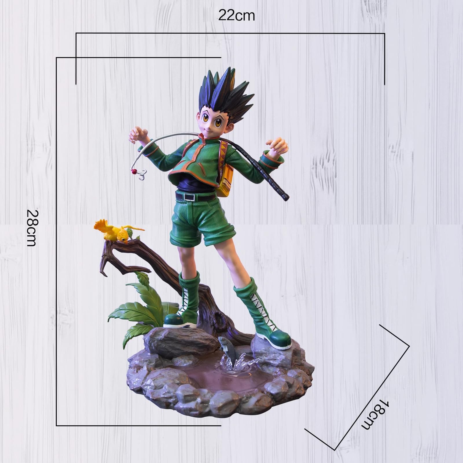 HUNTER×HUNTER ゴン・フリークス C賞 フィギュア HKDSTOY HUNTER×HUNTER [ゴン=フリークス] グリーンラメver